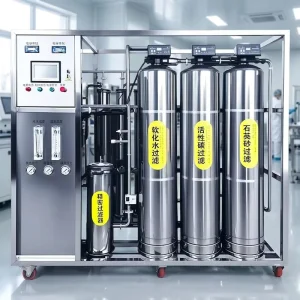 Commercial RO Water Treatment Machine for Hotel and Laboratory With Pump and Core Components