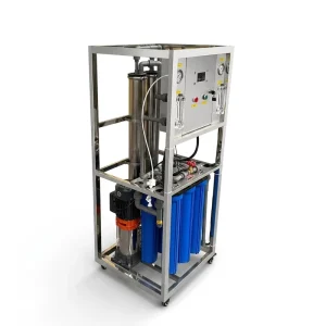 Commercial RO Water Treatment Machinery Open Type No Tank 1000 L/Hour Pressure Vessel Drinking Water Filtration System with Pump