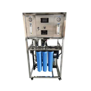 Commercial Reverse Osmosis Water Filter Purification System Stainless Steel RO Membrane 1 Year Warranty
