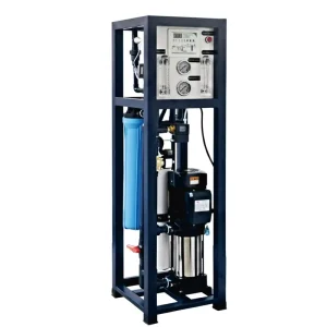 Commercial Reverse Osmosis Water Treatment System with Energy- and Space-Saving Design