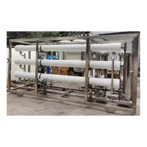 Commercial Reverse Osmosis Water Treatment System with Pressure Vessel, PLC, and Pump 250 L to 10000 L Capacity 3000 L/Hour