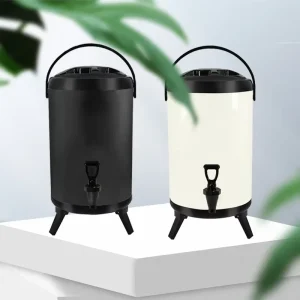 Commercial Stainless Steel Electric Drink Dispenser for Hot/Cold Coffee, Milk, Tea and Juice, 6L-12L Capacity