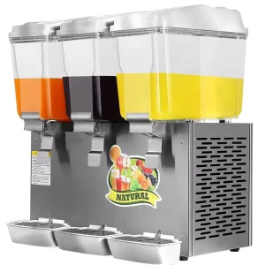 Commercial Stainless Steel Food Grade Large Capacity High Productivity Juice Ice Tea Drink Dispenser