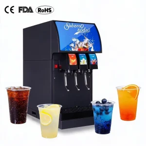 Commercial Stainless Steel Multi-Valve Countertop Cold Beverage Dispensing System