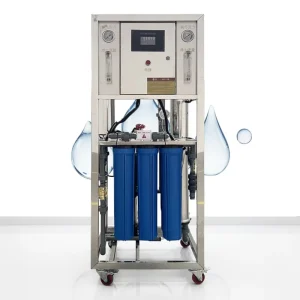 Commercial Stainless Steel RO System with Pump and PLC Control