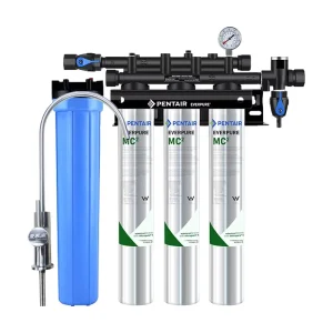 Commercial Triple Water Purifier MC2 Direct Drinking Machine with Three-Head Carbon Block Water Filter Cartridge