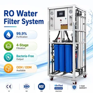 Commercial Water Purification System RO Filter Water Softener System for Home Use