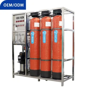 Commercial Water Purifier Reverse Osmosis 250LPH 500LPH Industrial Water Treatment Machinery RO Filter