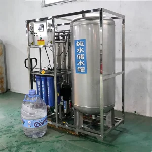 Commercial Water Softener and RO System for Laundry Business 1TPH 750L Tank Integrated Pre-Filters CE Certified