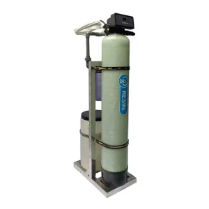 Commercial and Whole-House Water Softener System with Ion Exchange Resin and Central Water Filter