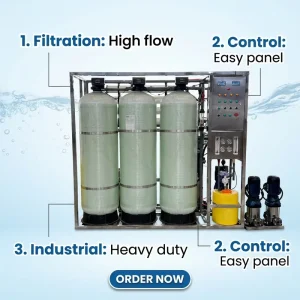Community and School Drinking Water 1000LPH Commercial RO Purification System