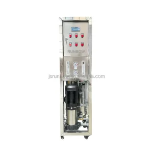 Compact Industrial Reverse Osmosis System 250 LPH 1000 LPH Stainless Steel 304 PLC Motor Pump Pressure Filtration