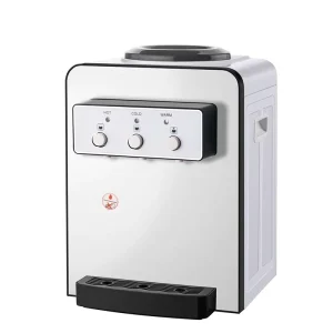 Compact Three-Temperature Desktop Water Dispenser Hot Cold for Dormitory and Office Use