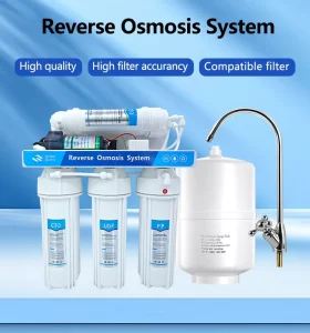 Compatible Under Sink Electric Water Purifier 10 Inch Filter Housing 7 Stage Filtration Reverse Osmosis Household