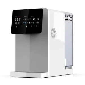 Compressor Cooling System Counter Top Reverse Osmosis Water Dispenser Instant Heat Cold Water Purifier for Household Hotel Use