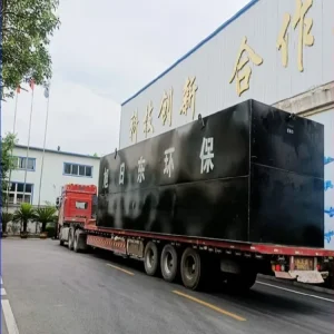 Container type Domestic Waste Water Treatment System Water Treatment Machinery for Sewage Treatment Plant