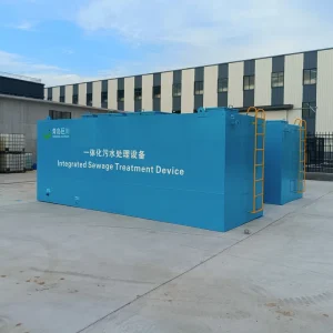 Containerized Industrial Wastewater Treatment Plant PLC Controlled Oil Separator 5000L/Hour Carbon Steel