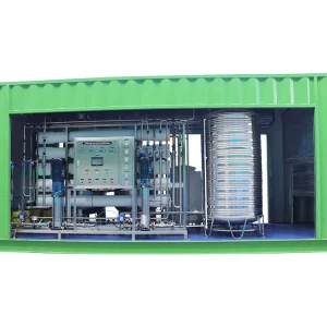 Containerized Seawater Desalination Plant Container RO System for Brackish Water Desalination Water Treatment Machinery