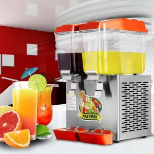 Cool Beverage Dispenser with 3 Tanks for Commercial and Household Use