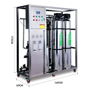 Cosmetic Machine 1000L Water Filter Water Treatment Machinery RO Desalination System 2000LPH Small RO Water Treatment