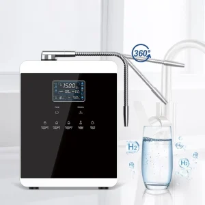 Countertop 11-Plate Platinum-Coated Hydrogen Water Ionizer 1500 ppb for Household Use