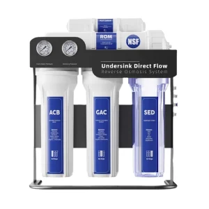 Countertop Direct Drinking 6 Stage Reverse Osmosis Water Filtration Purification System Under Sink