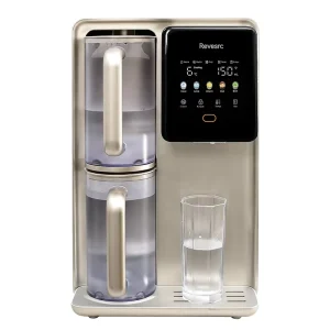 Countertop Electric Water Purifier Dispenser with 6 Degree RO Remineralization Hot and Cold Water for Portable Home Use