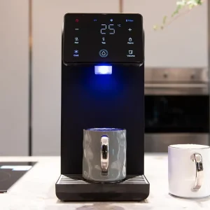 Countertop RO Water Filter Dispenser Instant Hot Reverse Osmosis System Desktop Installation Plastic Household Use