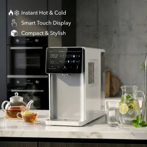Countertop RO+UV Water Filter Hot and Cold Water 5 Stage Filtration System with Remineralization