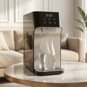 Countertop Reverse Osmosis Water Dispenser Hot & Cold with Purification Filter System for Household & Hotel Use Made of Plastic