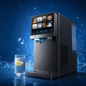 Countertop Soda Water Maker and RO Water Purifier with Hot, Cold, and Ice Water and Smart Control