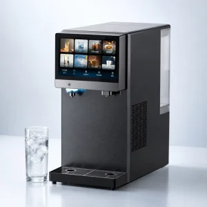 Countertop Sparkling Water Dispenser and RO Water Purifier with Hot, Cold, and Ice Water and Touch Screen