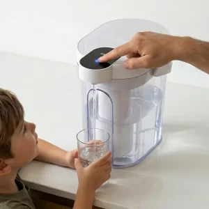 Countertop Water Purifier 4L Water Filter Jug with Ultra Filtration Activated Carbon Filter for Kitchen Office
