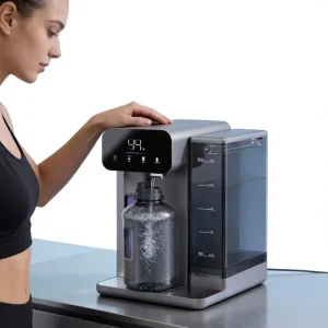 Countertop Water Purifier Double Ice Bladder Touch Screen High Efficiency Refrigeration Natural Cold Filter RO Polypropylene