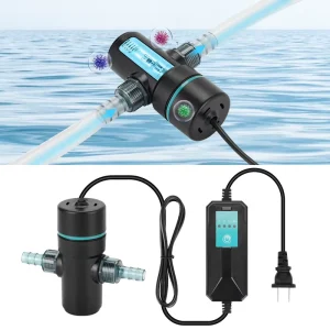 Cross-Border Aquarium Disinfection Lamp UV Sterilizer Flow-Through 3W/5W Algae Removal Water-Purifying UV Lamp Timer