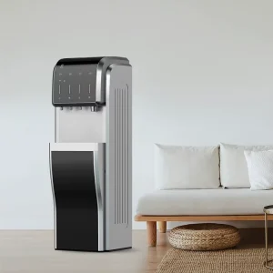 Cube and Crushed Ice Bottom Loading Barrel Water Dispenser Hot Cold Warm with Ice Maker