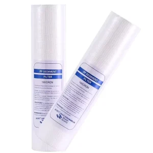 Custom 1 Micron Reverse Osmosis 10″ X 2.5″ PP Sediment Cotton Filter Cartridge for Hotel Use