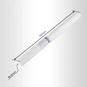 Custom 1.0 Micron 20 Inch x 2.5 Inch PP Reverse Osmosis Sediment Cotton Filter Cartridge for Hotel Use