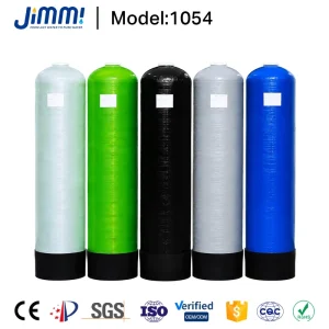 Custom 16.7-Gallon FRP Tank Household Reverse Osmosis Water Purification System, 125 L/h, Vertical, Multicolor