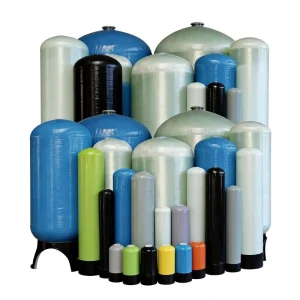 Custom 16.7 Gallon Water Purification Fiberglass Tanks Temperature-Resistant Leak-Proof Water Softening 125L/Hour