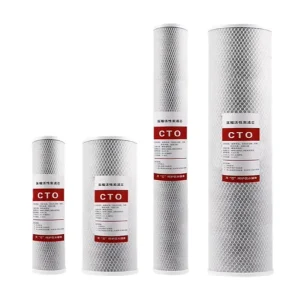 Custom Activated Carbon Cartridge Filter 20″ X 2.5″ Inch Water Carbon CTO Filter Cartridge Osmosis Filter