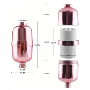 Custom Easy Installation Water Purifier Activated Carbon 8 10 12 15 18 20 Stage Shower Water Filter Purifier