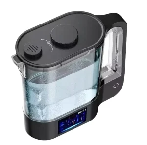 Custom Hydrogen Generator Water Kettle 2 Electrolytic Cells SPE PEM Technology Plastic Color Display for Household Use
