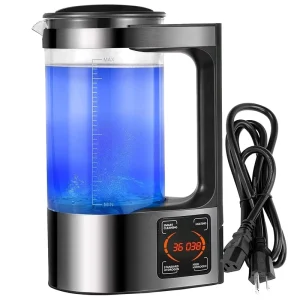 Custom Logo Hydrogen rich Water Pitcher Electric Ionizer Machine Alkaline Kettle V8 1.8l for Commercial Christmas Gift