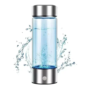 Custom New Gifts USB Rechargeable Hydrogen Water Generator Innovative Multifunction 1001 Ppb 420ml Stainless Steel Car