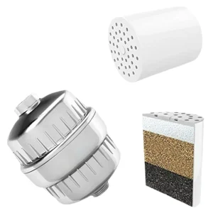 Custom Plastic Activated Carbon Shower Filter for Household RV Bath Manual Dechlorination Beauty Purified Water Shower Laundry