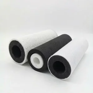 Custom Pleated PP Plus Carbon Block Composite Filter Cartridge for Household Hotel RO System and Water Tap