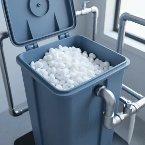 Custom Private Label Food Grade Water Treatment Salt Sodium Chloride 25Kg Bag Water Softener Salt for Soften Industrial