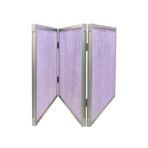 Custom Size Aluminum Frame G4 Pleated Panel Air Filter Industrial Ventilation Pre Filter