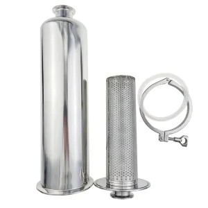 Custom Stainless Steel Sanitary Pipe Filter Tried Clamp Inline Filter for Homebrew